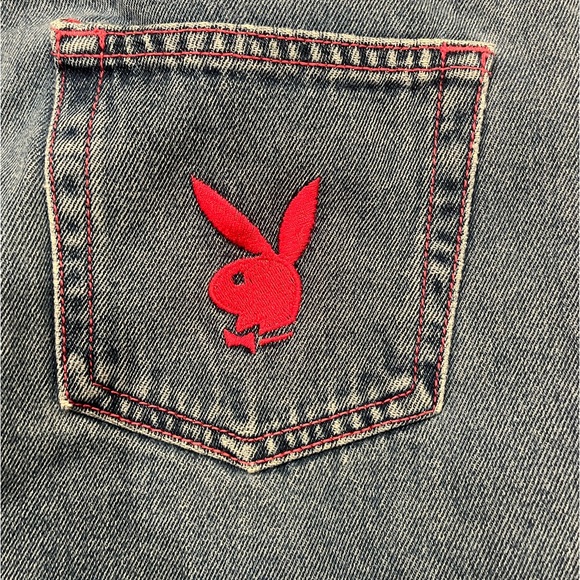 Y2K playboy jeans / Size 11 / they are a little flared at the bottom (bootcut) - Picture 6 of 6